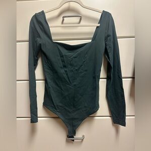 BNWT Nuuds long sleeve square neck bodysuit